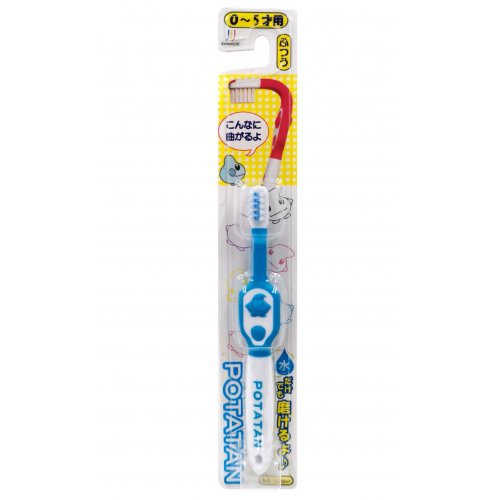 Potatan tooth brush For Baby Ion Antibacterial Type (Blue / 0-5 years old)